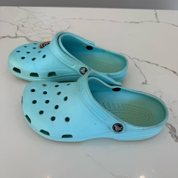 Crocs Clogs Slip-on Aqua Men’s 7 Women’s 9 - Picture 2 of 6
